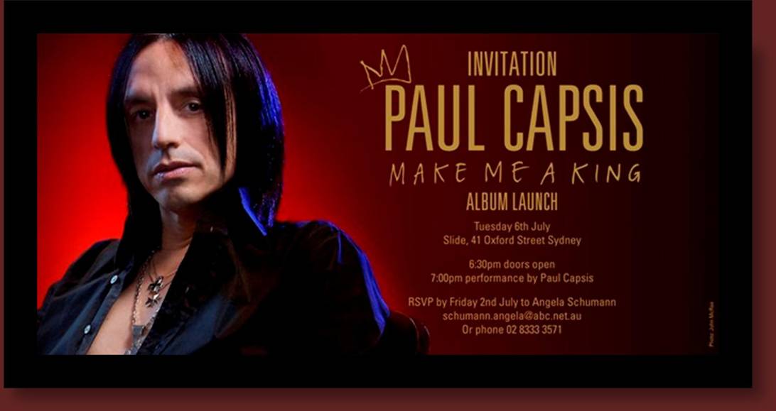 Paul Capsis CD Launch