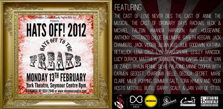 Flyer for Hat's Off 2012