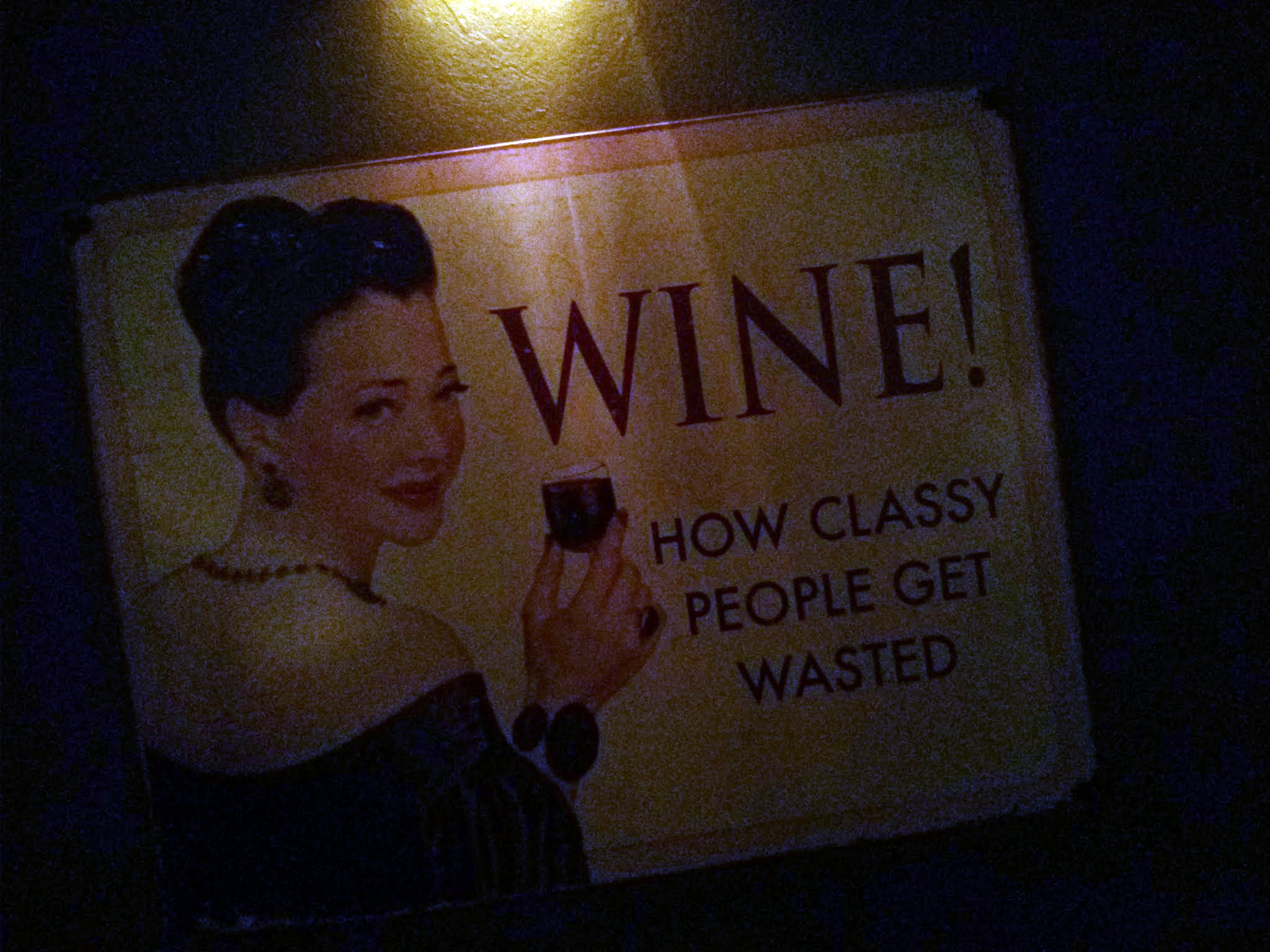 Wine. How classy people get wasted.