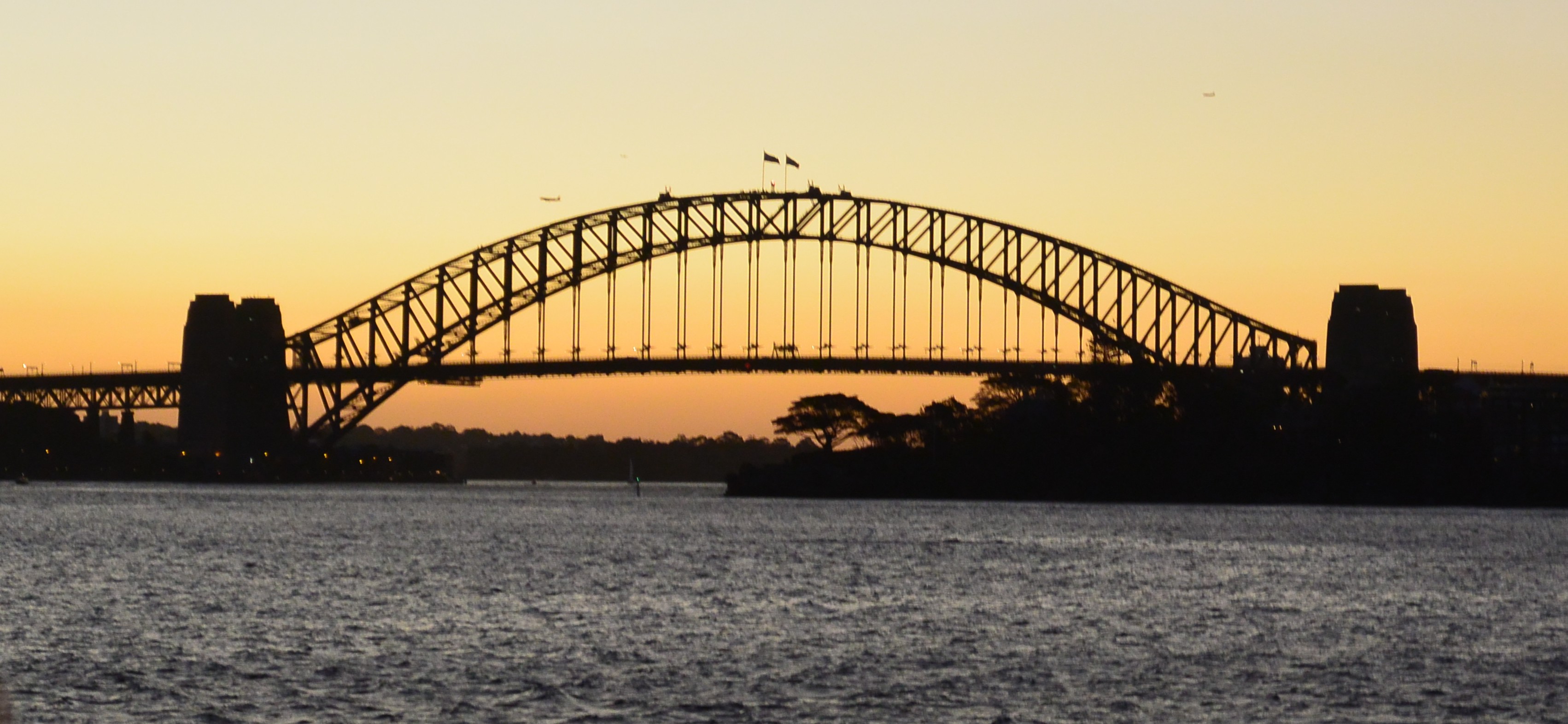Sydney Harbour Bridge viewed from the Manly Ferry